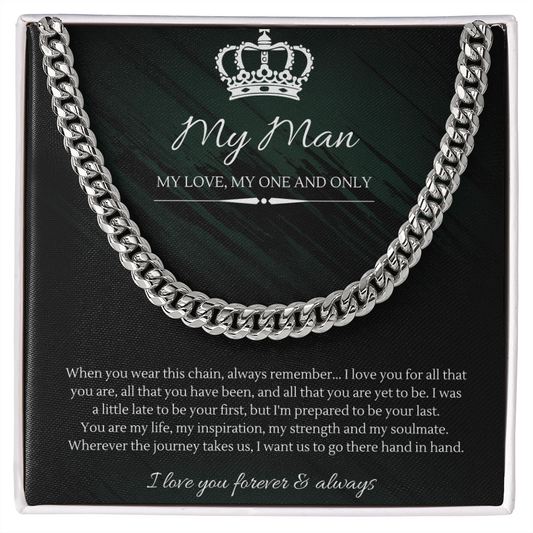 To My Man - Cuban Link Chain