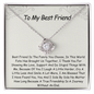 Best Friend Love Knot Necklace