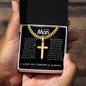 To My Man - Artisan Cross with Cuban Link Chain